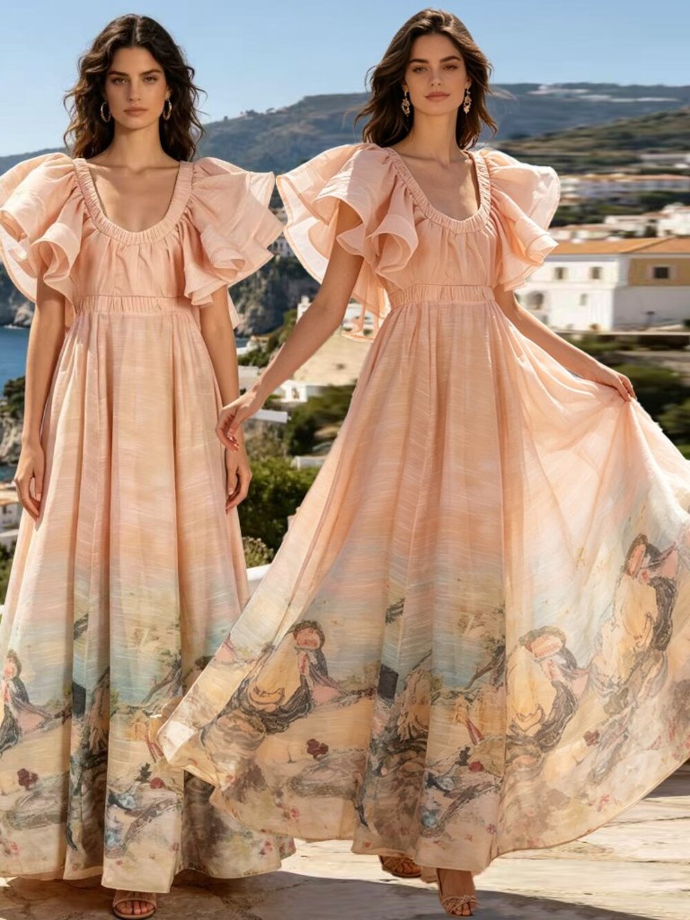Blush Empire Waist Maxi Dress - Picture 5 of 5